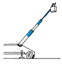 aerial lift hydraulic rod lock