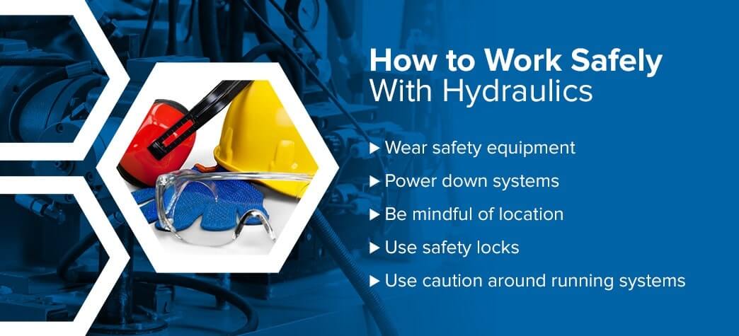 how to work safely with hydraulics