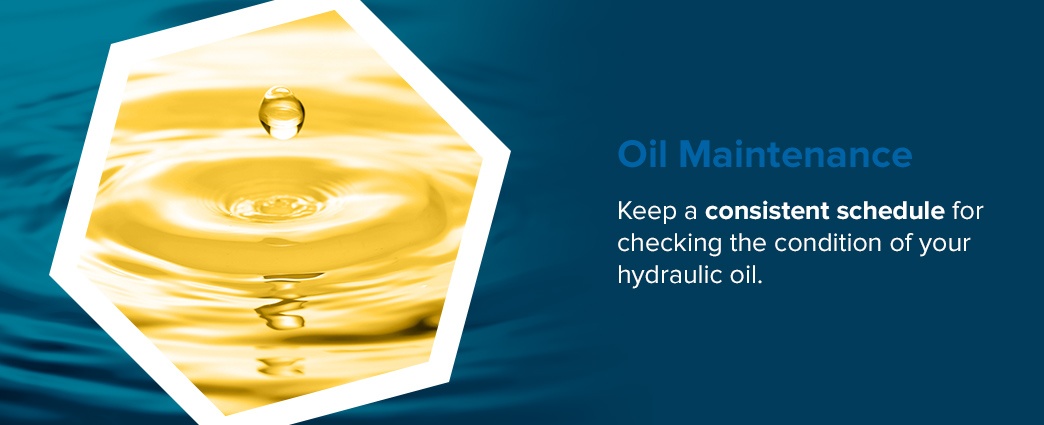 oil maintenance for hydraulics