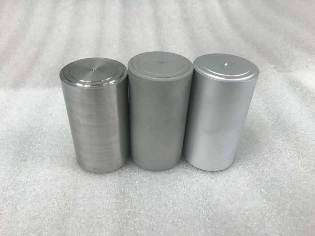 before and after blasting and coating samples