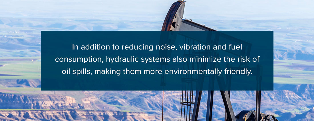benefits of hydraulic in offshore drilling